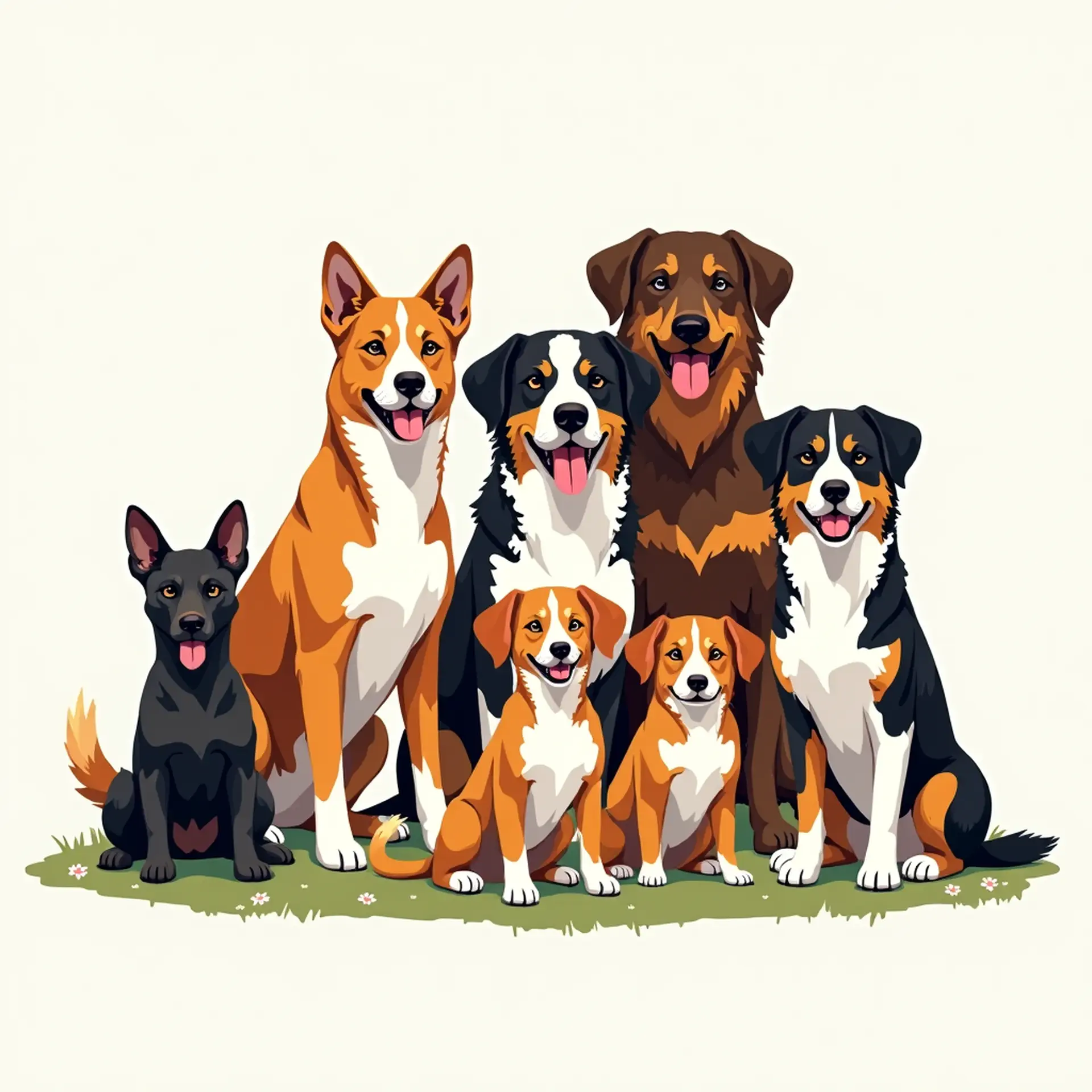 Hunde haben Spaß